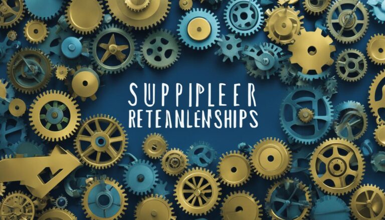 Supplier Relationships